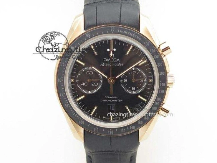 0226 Stylish Seamaster 300M Diver Rose Gold VSF 1:1 Best Edition Black Dial on Mesh Bracelet A 7662